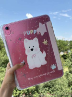 粉色小狗適用小米平板Pad5/6保護套亞克力小米7/8pro保護殼11寸