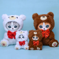 Kawaii Mofusand Anime Hobby Limited Edition Bear Series Cosplay White Bear Cartoon Plush Doll Pendant Bag Pendant