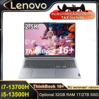 Lenovo ThinkBook 16+ Laptop 2023 i7-13700H/i5-13500H RTX3050 16G/32GB + 512G/1T/2TB SSD 16" 2.5K IPS Screen Computer Notebook