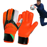 Goalkeeper Gloves Football Anti-Slip Goalie Gloves Latex Goalkeeper Gloves With Strong Grips Palms Keeper Gloves For Kids Youth
