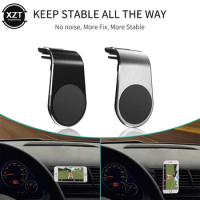 Mini Magnetic Car Phone Holder Air Vent Clip Mount Magnet Mobile Phones Stand For iPhone 11 XS Xiaomi Metal phone GPS Bracket