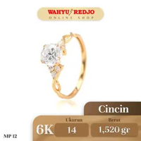 Cincin Emas Kadar 6K Wahyu Redjo CC-6K 30012407