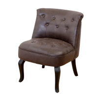 【BODEN】班尼頓美式復古風仿舊皮沙發單人座椅(二入組合)
