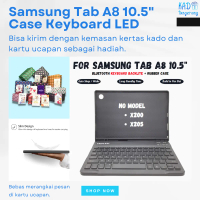 Case for Samsung Tab A8 10.5 inch 2021 Keyboard LED Backlit Wireless Bluetooth Flip Casing Protektif