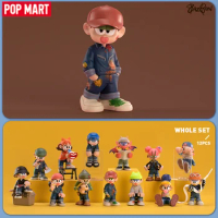 POP MART BAZBON WORKING BOYZ SERIES Mystery Box 1PC/12PCS Blind Box Action Figurine Art Toy Cute Figure