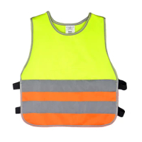 High Visibility Student Child Student Reflective Kids Vest Scooter Cycling School Safety Vest Jacket
