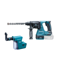 【MAKITA 牧田】18V 充電式 無刷 充電式 鎚鑽 電鑽 電鎚(DHR242Z 裸機含DX06集塵盒)