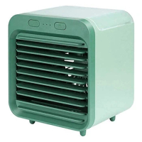 Portable Water Cooled Air Conditioner Desktop Evaporative Air Cooler Fan With Icebox Spray Humidifier For Home Office