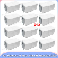 Fit For Roborock S8 MaxV Ultra / S8 Max Ultra / G20S Robot Vacuum Replacement Parts Accessories Roller Side Brush Dust Bag