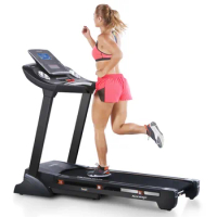 Electric treadmill, foldable and silent indoor fitness equipment, commercial use on large treadmills