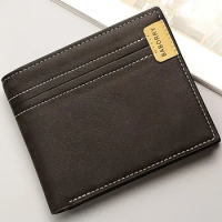 2024 Men Wallets Coin Purse Wallets for Men with Checkbook Holder Soft Card Case Classic Mens Wallet Money Bag Purses