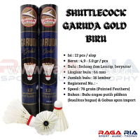 Badminton shuttlecock garuda gold biru