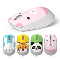 Cute Animals 2.4G USB Wireless Mouse For Laptop PC Gamer Computer Mice Girls Women Gaming Mouse Ergonomic Magic Mouse