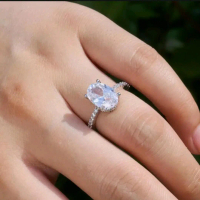 Cincin Titanium Kristal Putih Daily