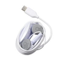 HEADSET EARPHONE TYPE C TEPSI TANPA KARET UNTUK HP A52s A70 A72 A72 M32 M52 M32 M 32 M62 M 62 A71 A7