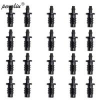 20 PCS 8/11mm to 4/7 mm Water Hose Standard Connector Garden Hose Drip Irrigation System 8/11 mm to 4/7 mm Hose Connector IT060
