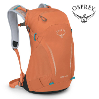 【Osprey】Hikelite 18 輕量網架背包 錦鯉橙(健行背包 運動後背包 多功能背包)