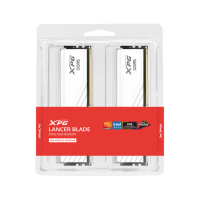 【ADATA 威剛】LANCER BLADE RGB DDR5 6000 16Gx2 桌上型超頻電競記憶體 白色(AX5U6000C3016G-DTLABRWH)