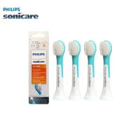 Philips Sonicare Brush Heads for Kids Replacement Electric Toothbrush Head Compact - HX6032/94 - White - 4Pack