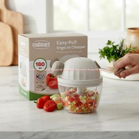 Culinart Krischef Pull Chopper 180ml Pemotong Penggiling Penghalus Bahan Makanan Manual Model Tarik 