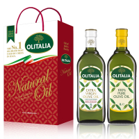 Olitalia奧利塔 特級初榨橄欖油+純橄欖油禮盒組(1000mlx2瓶)