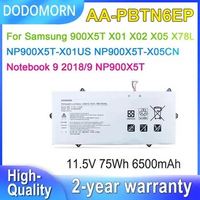 DODOMORN AA-PBTN6EP For Samsung Notebook 9 2018 NP900X5T 900X5T X01 X02 X05 X78L X01US X05CN Series Laptop Battery 11.5V 75Wh