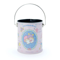 【SANRIO 三麗鷗】油漆桶造型 手提鐵製收納筒 鐵罐筆筒 雙子星(文具雜貨)
