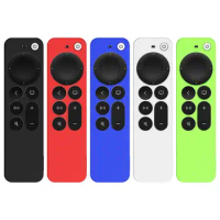 New Remote Slicone Cover Case For Apple TV 4K 2021 Remote Control Covers Case Soft Silicone Waterproof Protective Skin Case