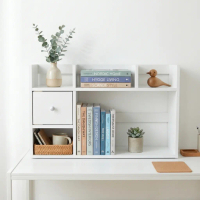 Furniture Mart RAIDEN tabletop organiser hutch/ bookcase/ book rack study desk / writing desk