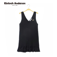 【Kinloch Anderson】俏麗針織拼接蕾絲背心連身裙 金安德森女裝(KA0979020)
