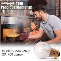 40W E27 High Temperature Oven Bulb 300°C Celsius Degree Oven Toaster Light Bulbs Microwave Oven Bulb