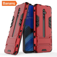 Bananq ShockProof Stand Case For OPPO Reno 5 Pro Plus 5G 5Z 10X Zoom Cover For OPPO R17 Find X2 X3 Realme C20 XT X7 X50 Pro