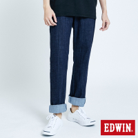 EDWIN FLEX高腰直筒牛仔褲-男-原藍色