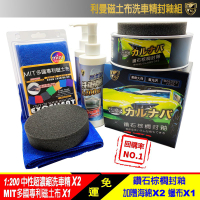 鑽石棕櫚封釉(磁土布+1:200超濃縮洗車精)