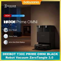 Ecovacs DEEBOT T30C PRIME OMNI BLACK Robot Vacuum ZeroTangle 3.0