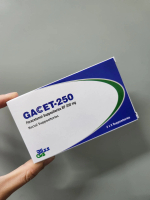 GACET-250 PARACETAMOL SUPPOSITORIES BP 250MG 2X5'S(1 BOX)  Parent SKU: -