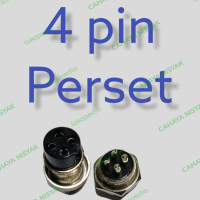 Konektor CB 4 PIN connector jack jak jek jeck soket conector 4 P