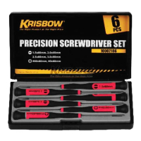 Obeng Precision Screwdriver Set 6Pcs Krisbow 10002186