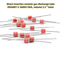 10PCS Direct insertion ceramic gas discharge tube 2R3600T-5 3600V/3KA, volume 5.5 * 6mm