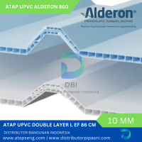Atap Upvc Alderon 860 Double Layer 10 mm L ef 86 cm (Free ongkir Jabodetabek)