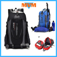 With Video [Malaysia Stock] 40L Waterproof Travel Bag Rucksack Outdoor Camping Hiking Bicycle Sport 
