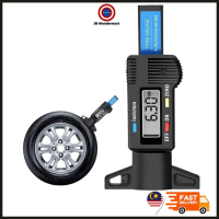 1Pc Auto Depth Gauge Measurer Tool Caliper Digital gauge depth gauge Tyre