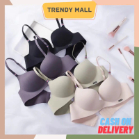 032 Basic Bra wanita Fashion Korea BH Tanpa Kawat Pakaian Dalam Busa