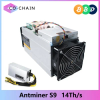 Asic Miner Antminer S9 14TH/s Bitcoin Mining Machine BTC BCH Antminer S9 14.5T Better Than Antminer S9i S9 S9K