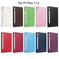 Xiaoxin Pad Pro 2022 11.2 Case Litchi PU Leather Stand Cover for Lenovo Tab P11 Pro 11.2 TB132FU TB138FC Funda Capa
