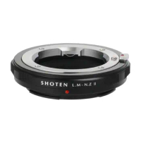 SHOTEN L.M-N.Z II 2 for Leica M Mount Lens to Nikon Nik Z Mount Camera Zfc Z30 Z50 Z5 Z6 Z6II Z7 Z7II Z8 Z9 LM-NZ Lens Adapter
