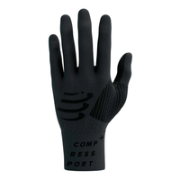 《Compressport 瑞士》3D Thermo Gloves 跑步手套 (黑色)