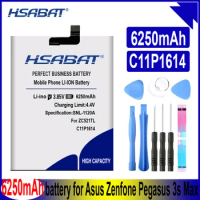 HSABAT C11P1614 6250mAh Battery For Asus Zenfone Pegasus 3s Max ZC521TL X00GD