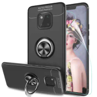 Case For Huawei Mate 20 10 9 Pro Lite Mate 20 X P10 Plus Cover Ring Kickstand Car Mount Cover For Honor 8X Max Note 10 V9 9 Case