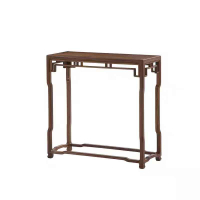 新中式條案實木條幾家用靠墻玄關桌置物架供桌神臺花架簡約長條桌